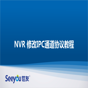 3044am永利集团 NT NVR修改通道协议教程